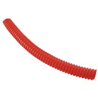 SPLIT LOOM,1/4IN,RED,5FT/PKG