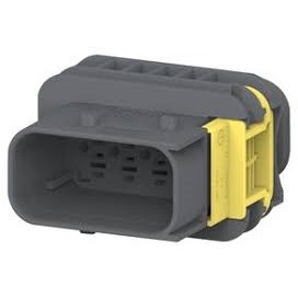 CONN,PLUG,8 POS,HOUSING,BLACK,