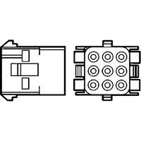 CONN,RECPT,15 POS,MATE-N-LOK