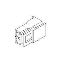 CONN,PLUG,2 POS,HOUSING