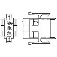 CONN,CAP,3 POS,MR SERIES