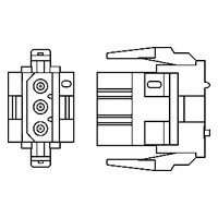 CONN,PLUG,2 POS,MR SERIES