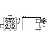 CONN,HEADER,8 POS,PC MOUNT