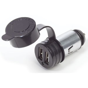 12VDC PLUG 2USB CHARGER 5V 2.1A