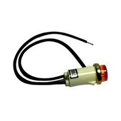 LAMP,250V,NEON,RED,W-LEADS