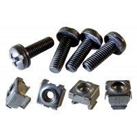 HARDWARE,CAGE NUTS,10-32,FOR SQUARE HOLE