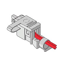 CONN,STRAIN RELIEF,6 POS,NATURAL,MOLEX