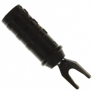 INSULATED SPADE LUG/JACK (BLK)