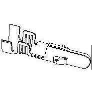 125 MALE TERMINAL L BRASS 1014