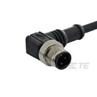 CONN MALE M12 4POS R/A 5M CABLE