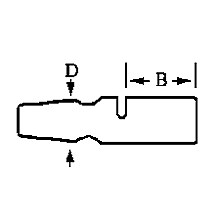 156 MALE BULLET PLUG KRIMP A169 SPM