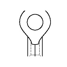 TERM,RING,16-14,1/2,NON-INSUL,HEAVY DUTY