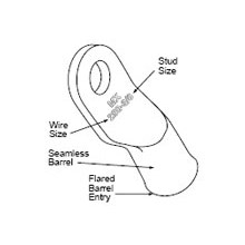 BATTERY CABLE LUG PLTD BCL40516PL SPM