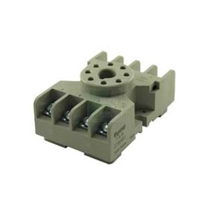 RELAY,SOCKET,8 PIN,OCTAL,DIN RAIL MOUNT