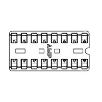 SOCKET,IC,16 PIN,26/TUBE