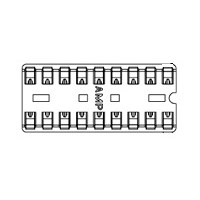 SOCKET,IC,18 PIN,23/TUBE