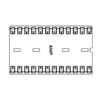 SOCKET,IC,24 PIN,17/TUBE