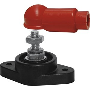 1/4 POWER POST,RED,48 VDC