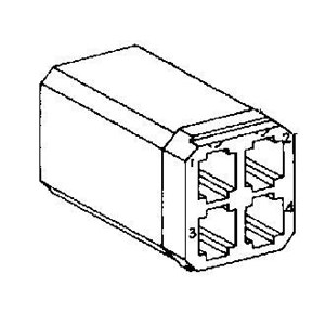 CONN,PLUG,4 POS,G-SERIES