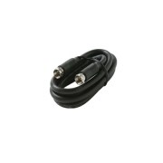 CABLE,COAX,RG6,12FT,F CONN,M/M,BLK