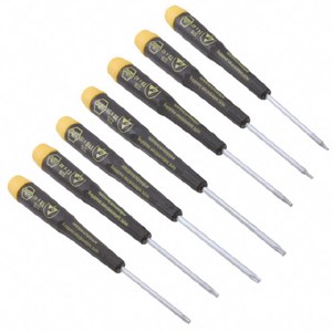 TOOL SET,SCREWDRIVER,TORX,ESD,7PC,