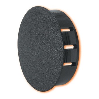 HOLE PLUG,2.50IN DIA,BLACK