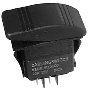 SWITCH,ROCKER,DPDT,20A,12VDC,ON-OFF-ON