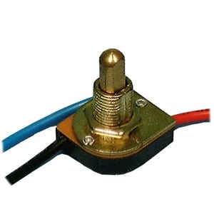 SWITCH,PUSHBUTTON,TWO CIRCUIT,6A,125VAC