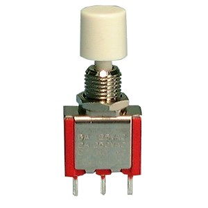 SWITCH,PUSHBUTTON,SPDT,1A,125VAC