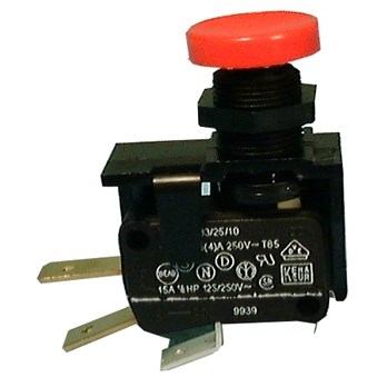 SWITCH,PUSHBUTTON,SPDT,15A,125/250VAC,