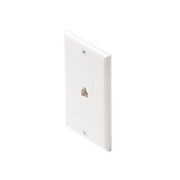 WALLPLATE,TELE/COAX,IVORY