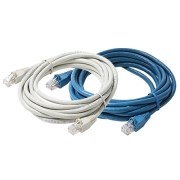 PATCH CABLE,CAT6,10FT,GY,BOOTED