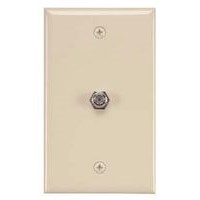 WALL PLATE,VIDEO,F CONN,BRO