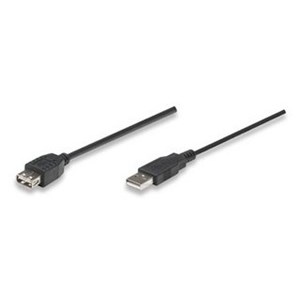 CABLE,USB,EXTENDER,6FT,M-F