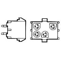 CONN,HEADER,6 POS,PC MOUNT