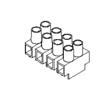 TERMINAL BLOCK,10 POS,20 AMP,EUROSTYLE