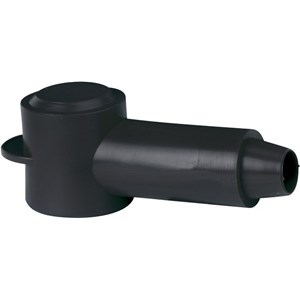 CABLE CAP,STUD,BLACK, 18-10AWG