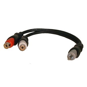 ADAPTER,AUDIO,2 FEM-1 M RCA