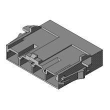 CONN,PLUG,5 POS,HOUSING,PANEL MOUNT