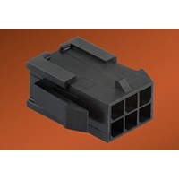 CONN,PLUG,6 POS,HOUSING,PANEL MOUNT