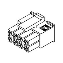 CONN,RECEPT,12 POS,HOUSING,FREE HANGING