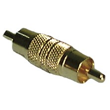 COUPLER,RCA M/M,GOLD