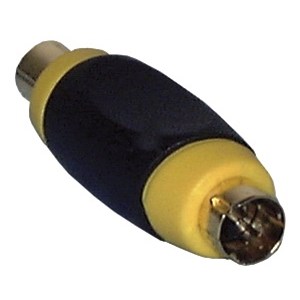 ADAPTER,RCA/F TO S-VIDEO/M