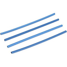 HEAT SHRINK,1/16 IN DIA,BLUE,4 FT,2:1