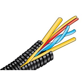 WIRELOOM,1IN,BLACK,100FT,SPL