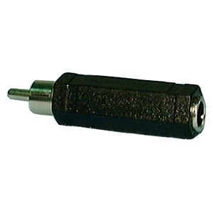 ADAPTER,AUDIO,RCA PLUG/1/4IN