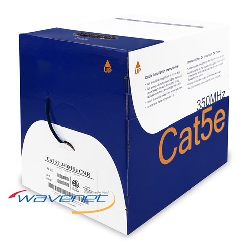 WIRE,CAT5E,24/4,UNSHIELDE,PLENUM,BLACK,