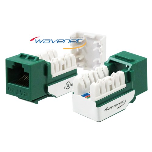 INSERT,JACK,CAT5E,KEYSTONE,GREEN