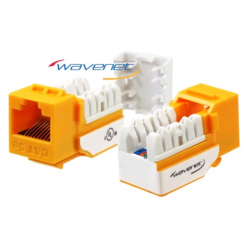 INSERT,JACK,CAT5E,KEYSTONE,YELLOW