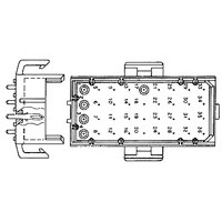 CONN,HEADER,4 POS,PC MOUNT